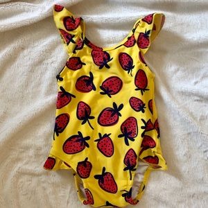 Hanna Andersson baby girl swimsuit new WOT.